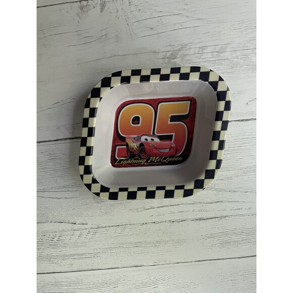Disney Pixar Melamine Plate &  Bowl Cars  Lightning McQueen Disney Store - Picture 4 of 8